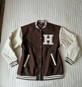 Brązowa kurtka bejsbolówka Hawks H&M