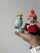 Zestaw Muminka i mała Mi zabawka na szydełku