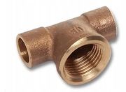 Trójnik CU do lutu 18x1/2x18 miedż