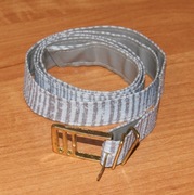 Pasek niebieski w prążki 