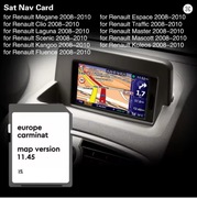 Mapa TomTom Carminat 11.45 Renault