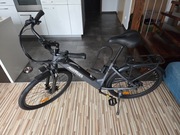 Rower miejski elektryczny HillMiles 36V 13Ah, MileCity 1 szary