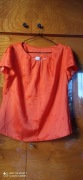 Śliczna elegancka pomarańczowa bluzka w rozmiarze 44