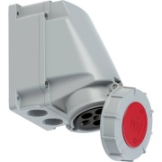 Gniazdo stałe siłowe 63A 5P 400V IP67 PCE 135-6