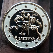 LITWA 2022 50 CENTÓW UNC !!!!!!!!!!