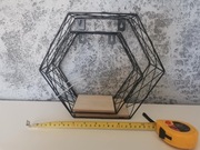 Półka ścienna dekoracyjna Heksagon