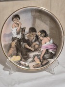 Rzadki kolekcjonerski talerz „Gra w kości” – inspirowany Murilla Bone China