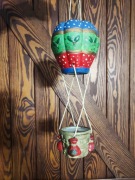 Ceramiczna ozdoba świecznik balon Vinatge