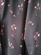 Czarna koszula w kwiaty h&m 46