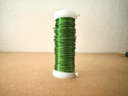 Drucik Drut Florystyczny Wyborowy Gładki Zielony