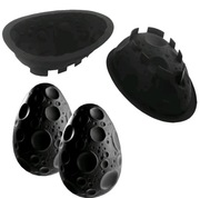 JAJKO KSIĘŻYCOWE 2 połówki forma silikonowa 23*16.5 do Pieczenia Czekolady