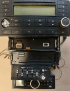 Złom elektroniczny, radio samochodowe x 4 + korektor