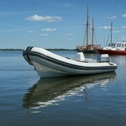 Ponton Łódź motorowa RIB HS525 z silnikiem motorowym Honda 50 KM