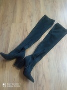 Kozaki za kolano 39 czarne 