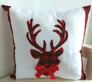 Poduszka poszewka na poduszkę świąteczna renifer