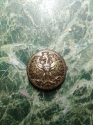 Guzik Wojskowy z PRL-u 