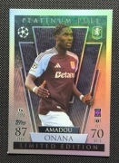 Match Attax Extra 2024/2025 AMADOU ONANA  nr.PL1  PLATINUM PULL