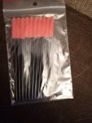 Szczoteczki silikonowe różowe(10szt)