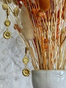 Kolczyki Madeira z cytrynem (pozłacane srebro AG 925)