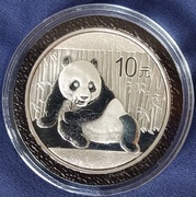 Srebrna moneta Chińska Panda 2015 jedna uncja Ag999