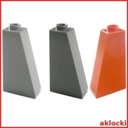 LEGO 4460a SKOS 75 2x1x3 pomarańczowy jasny szary ciemny szary - 1 szt