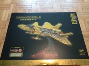 Klocki jak LEGO - SAMOLOT TO GOLD J-20 - 1200 części - Idealny na prezent!!