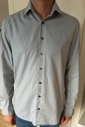 Calvin Klein szara koszula elegancka M 39 modna jesień