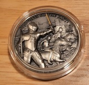 Srebrna Moneta Knights of the Past 2021- 2 oz HR
