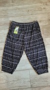 Bamboo spodnie wzorzyste czarne XL/XXL