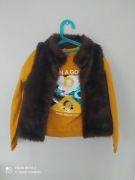 Zestaw ubrań dla dziewczynki 134 spodnie