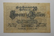 Banknot zastępczy Notgeld 10 Heller Austria