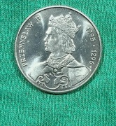 100 ZŁ PRZEMYSŁAW II 1985 B. ŁADNA