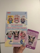 oryginalny Labubu x sanrio hello kitty and friends, Kuromi popmart