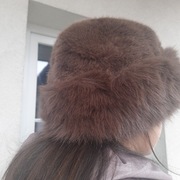 Nowa, śliczna, ciepła czapka ze sztucznego futerka