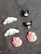 Piny przypinki do butów sznurówek sznurowadeł kuromi my melody cinnamoroll 