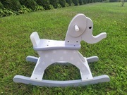 Słoń na biegunach szary, JABADABADO koń konik  na biegunach