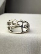 NOWY Sygnet pierścionek męski kastet swagg drill ice drip y2k Regulowany 