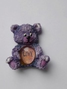 Miś, misiu z napisem Love - magnes na lodówkę