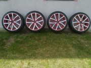 Sprzedam komplet felg widocznych na zdjęciu firmy Rondell, wraz oponami.