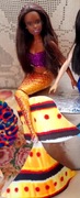 Syrena siostra Ariel Barbie OOAK 