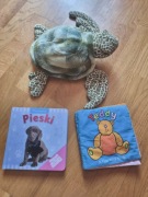 2 książeczki + pluszak dla malucha