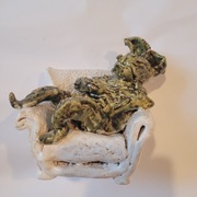 Mała Rzeźba Ceramiczna uszkodzona 