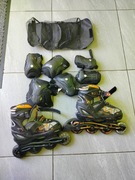 Zestaw łyżworolki plus ochraniacze