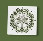 Szablon Mandala, malarski, DIY, tynku ozdobnego, scrapbookingu - Nr A80