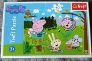 Trefl Puzzle Świnka Peppa Leśna wyprawa układanka 30 elementów