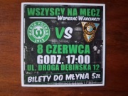Vlepki Warta Poznań Meczowe