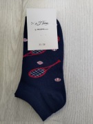 Skarpetki z motywem tenisowym