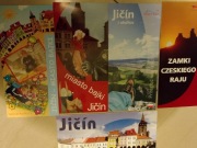 CZECHY MIASTO JICIN stary folder informator 5 sztuk