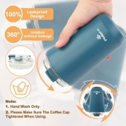 NOWY Philorn Kubek termiczny izolowany do Kawy  zimno ciepło 380 ml