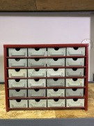 SKRZYNKA ORGANIZER SZUFLADKI NARZĘDZIOWE-24szufladki w module.